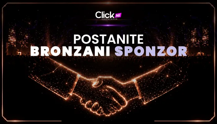 Postanite bronzani sponzor Click Conference 2026 &ndash; pi&scaron;ite nam