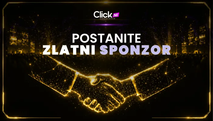 Postanite zlatni sponzor Click Conference 2026 &ndash; pi&scaron;ite nam